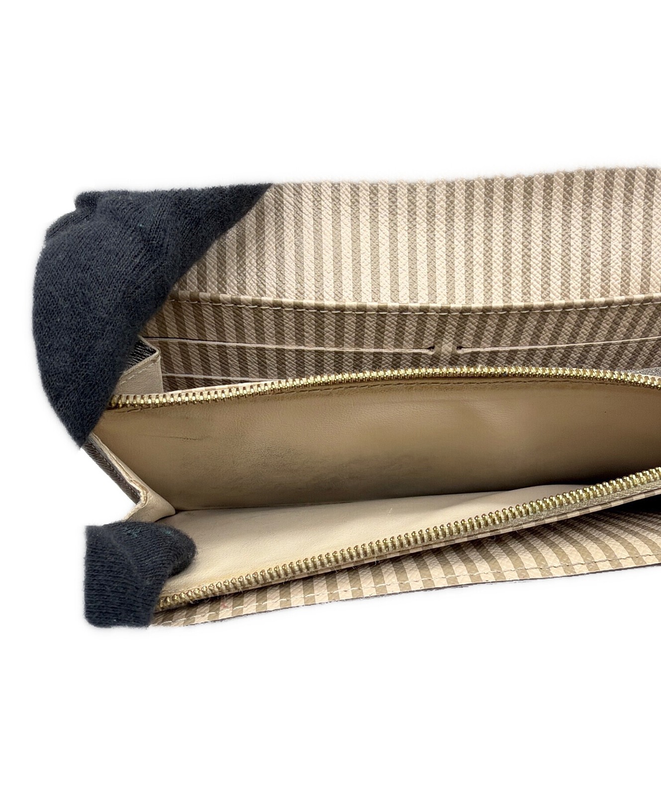 LOUIS VUITTON N63179 Brown Monogram Canvas Leather Long Wallet SN3412 thumbnail 5