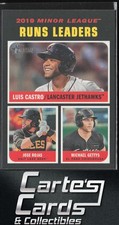 Michael Gettys Rojas Castro 2020 Topps Heritage Minor League #190 Runs Leaders