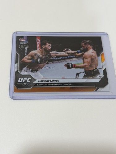 Mauricio Santos [Foilfractor] #6 card from 2026 Topps Now UFC