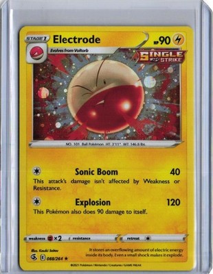 Electrode Promo Fusion Strike Cosmos Holo Pokémon TCG 088/264 Sword Shield Rare