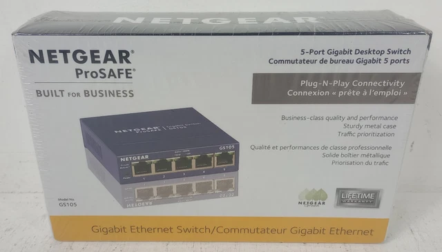 NETGEAR ProSafe (FS105) 5-Ports External Switch