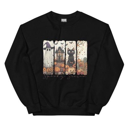 Gothic und Vintage Halloween Sweatshirt - Bild 8 von 19