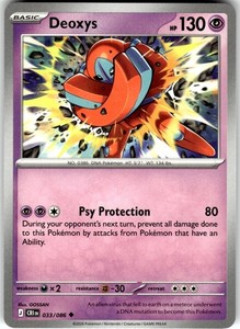 Deoxys 033/086 Chaos Rising - Near Mint Uncommon