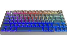 AULA F75 Pro Wireless Mechanical Keyboard White Blue RGB Open Box New