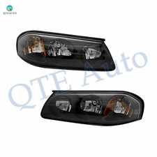 Headlights Assembly for 2000-2004 Chevrolet Impala 6 Cyl With bulb Halogen
