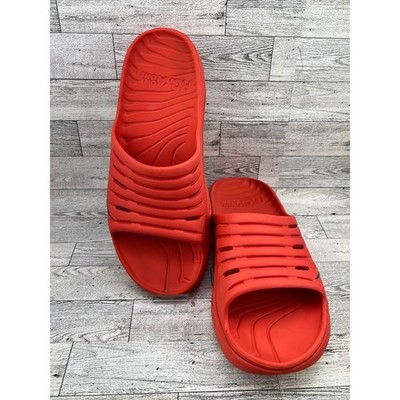 Hoka One One Ora Recovery Slide 2 Men Size 13 Red Orange Slip On Sandals 1099673