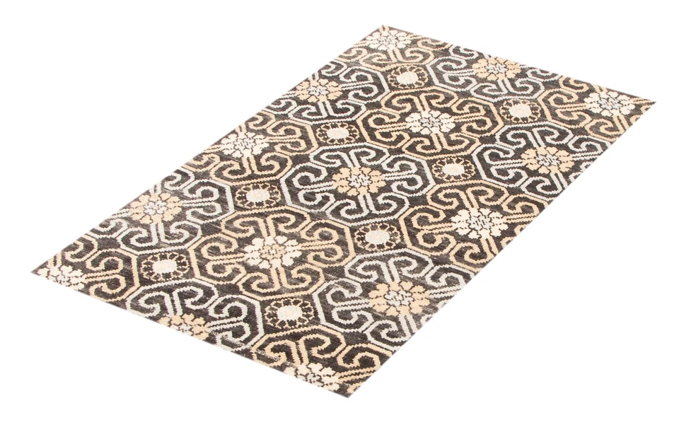 3'0" x 4'9" Hand Knotted Area Rug Traditional Oriental Wool Carpet - Image 4 of 4