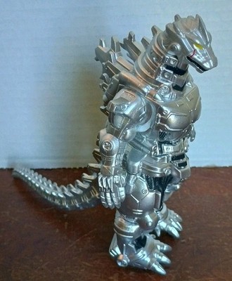 Mechagodzilla Mecha Godzilla 6  Action Figure Bandai Toho 2005 Silver Robot