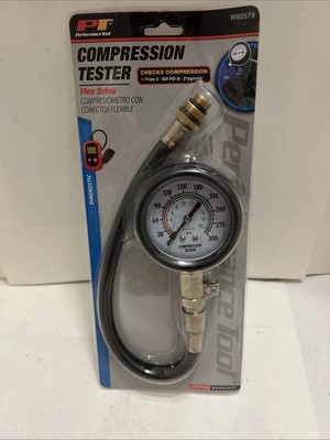 Performance Tool FLEX DRIVE COMPRESSION TESTER 0-300 PSI W80579