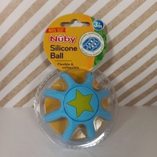 Nuby 100 Silicone Teether Ball 3 months