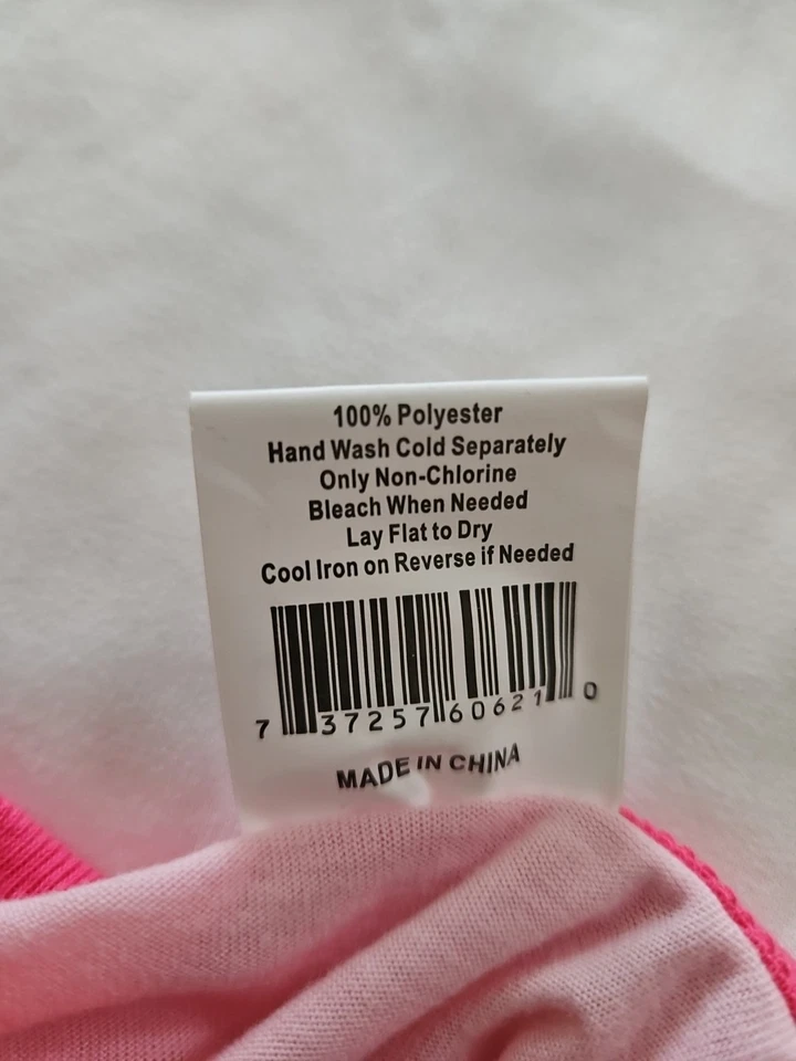 Perro Mascota Rosa "¡Mimado y Me encanta! Camiseta Vestido Talla Mediana Foto 4 de 4