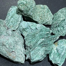Green Fuchsite Rough Raw Stones (By The Piece or Pound) Wholesale