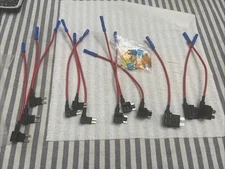 12 Pc Fuse TAP ADAPTER KIT 12V 15 Amp 20Amp Car Add-a-circuit 4 Sizes. Weisen