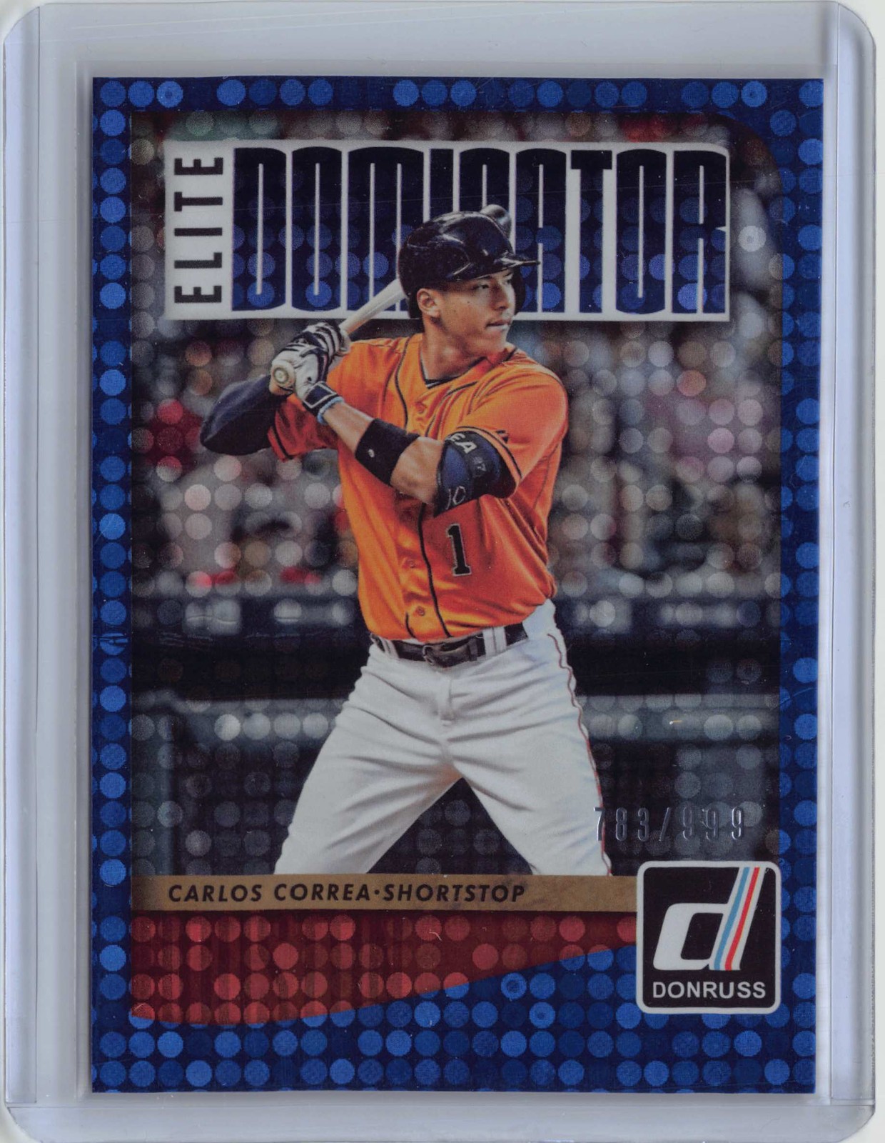 2016 Donruss #ED1 Carlos Correa Houston Astros #/999