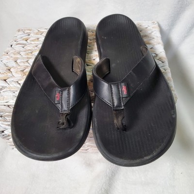 Nike AO3622-001 Bella Kai Black Thong Flip Flop Sandal Shoes