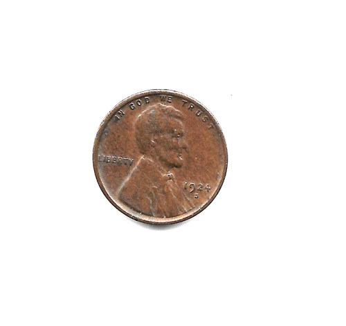 1924-S Lincoln Cent ~ VERY FINE (VF) Condition ~ HARD TO FIND GRADE!