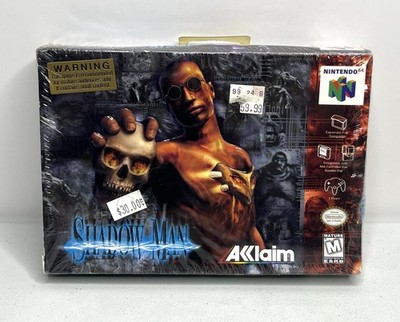 Nintendo 64 N64 Shadow Man Brand New Factory Sealed *Rips, Crushing, Wear*