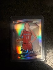 2025 Panini Prizm WNBA Lucy Olsen Silver Prizm #145 Mystics RC