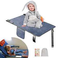 Brand New - Toddler Airplane Seat Extender Travel Bed, Gray
