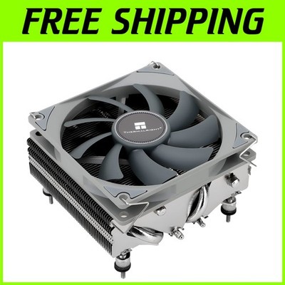 Low-Profile CPU Cooler, 53mm Height, 4 Heat Pipes**