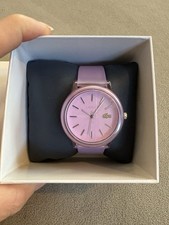 Lacoste Purple Silicone Women's Watch Brand New In Box