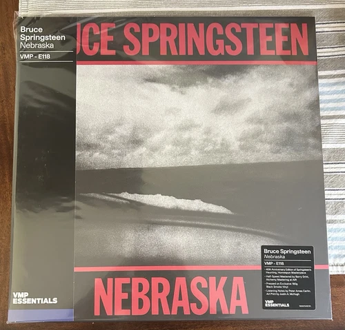 Bruce Springsteen Nebraska BLACK SMOKE Vinyl LP MASTER READ SEE PICTURES