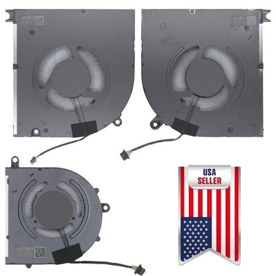 OEM CPU / GPU Cooling Fan Replacement For Dell Alienware M18 M18X R1 P51E Laptop