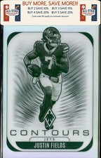 2025 Panini Phoenix #25 Justin Fields Contours New York Jets