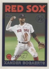 2021 Topps 1986 Baseball 35th Anniversary Blue Xander Bogaerts #86B-28 0b3