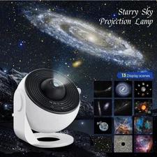 LED Galaxy Projector Starry Night Light Moon Star Sky Nebula Projection Lamp NEW