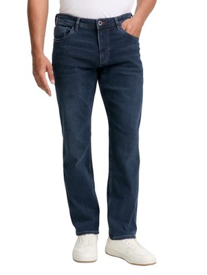 Tom Tailor Herren Jeans MARVIN STRAIGHT - Mid Waist - Straight Fit - Blau