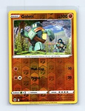 Carta Pokemon Golett 082/172 Stelle Brillanti Comuni Reverse Holo Leggermente Giocata