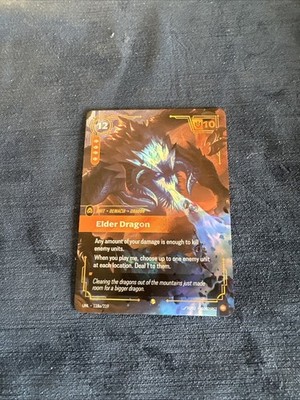 ELDER DRAGON (ALTERNATE ART) 118A/219 SHOWCASE UNLEASHED RIFTBOUND