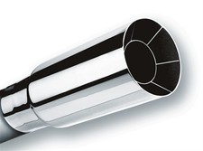 Borla For Universal Polished Tip Single Round Intercooled Inlet 2 14in. Outlet Borla For Universal Polished Tip Single Round Intercooled Inlet 2 14in. Outlet
