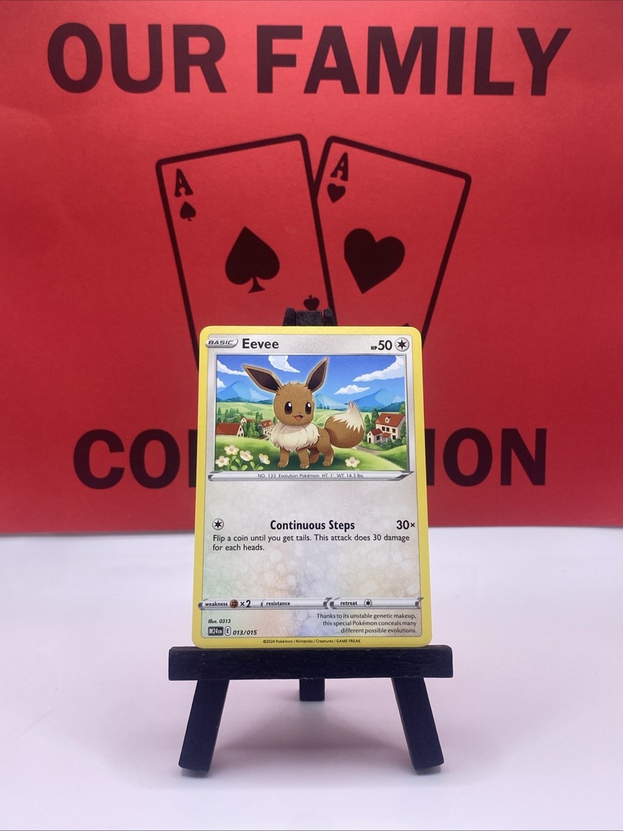 Eevee 013/015 McDonalds Promo Regular Pokemon TCG 2024 VLP
