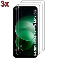 3X 9H Hartglas FüR Xiaomi Redmi Note 17 Pro Max 5G Displayschutz Full Cover