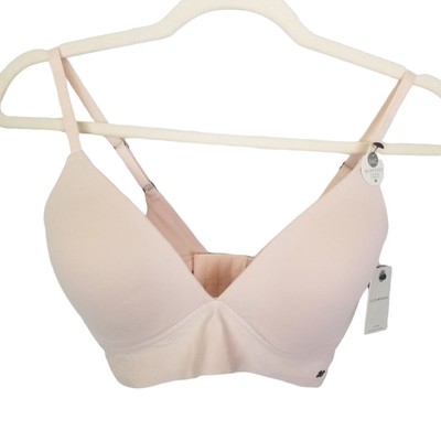 Lucky Brand Wireless Bra Padded Bra T Shirt Bra Comfort Bra Women 34C Nude NEW