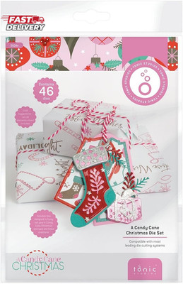 Tonic Studios Die Set-Candy Cane Christmas