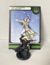Star Wars Miniatures UNIVERSE Luke Skywalker, Jedi Master 53/60 with card