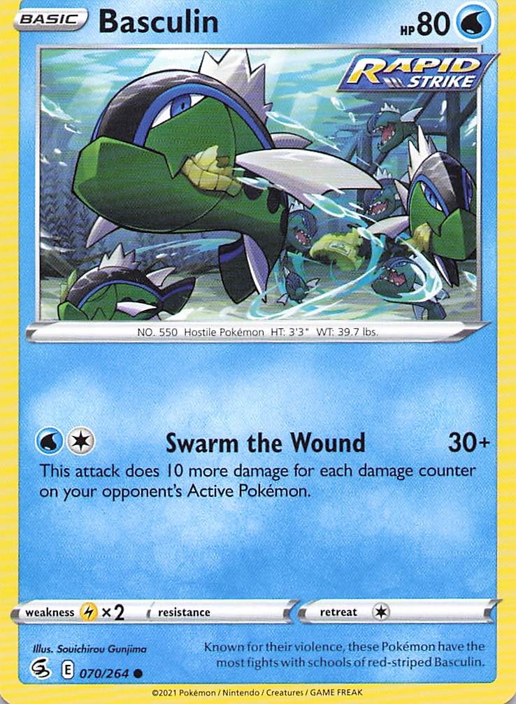 Pokemon Card - Basculin - (070/264 - Fusion Strike)