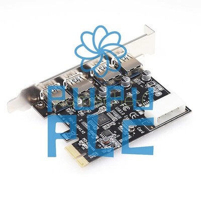 USB 3.0 4 Port PCI Express Card PC Karte Computer Controller Hub PCIe Adapter M