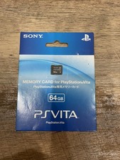 Playstation PS Vita 64GB Memory Card Authentic JAPAN IMPORT OPEN BOX