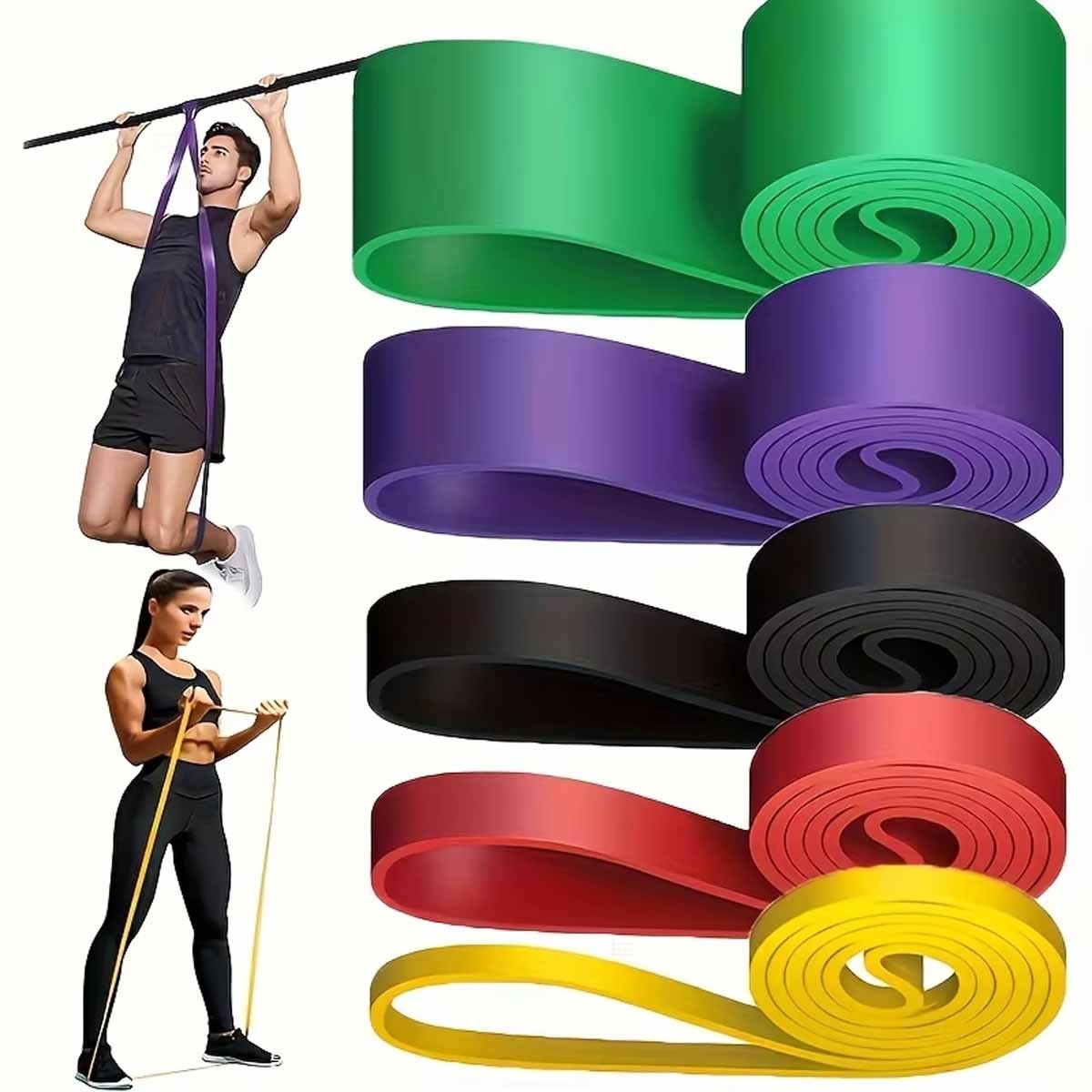Set 5 Loop For Gym Exercise Pull Up Fitness Workout