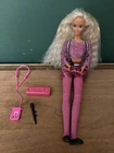 Vtg. '94 Barbie Dance Moves #13083 w/ boom box stereo Walkman & microphone