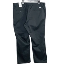 New HPI Culver's Men’s 44 X 32 Employee Black Uniform Workwear Dress Pants 44R