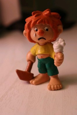 Pumuckl Figur Verletzter ca. 4,5 cm Bully 1994 Serie Pumuckl