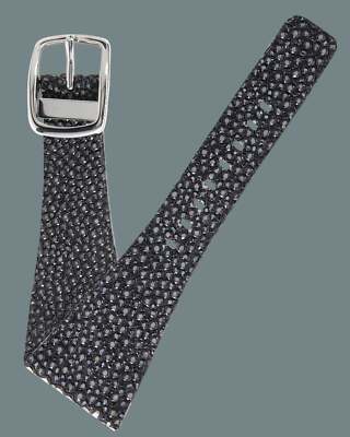 Ecclissi 30mm x 16mm Black Stingray Strap original Buckle 22805