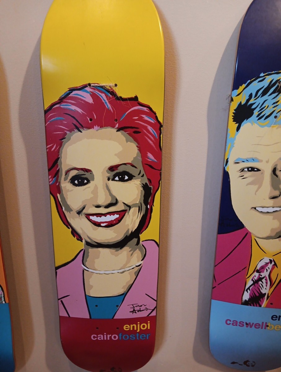 enjoi skateboard Decks Full Set Presidents Models Jason Adams Art
