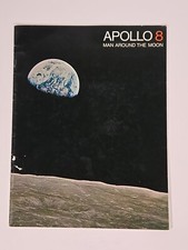 1968 NASA Space Mission Booklet APOLLO 8 Man Around the Moon History
