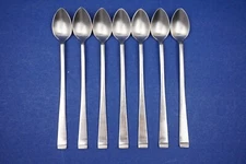 7 x Sola Holland Cora Stainless Iced Tea Spoons 6 ¾”